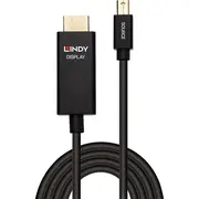 Lindy kabelis Mini Dp un Hdmi adapteris ar Hdr 2M Kabel Cable an Adap mit