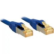 Lindy Patchcord Cat.7. S/Ftp. Pimf. Lsoh. 3M. zils 47280 Niebieski
