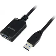 Logilink Usb-A Usb kabelis melns Ua0127 Kabel Czarny