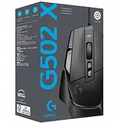 Logitech G502X melna optiskā Hero 25K Gaming vadu pele Przewodowa Mysz Black Optyczna Gamingowa