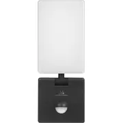 Maclean Led dzelzs ar Pir. melnu. 10W. Ip65. 4000K Mce516 czujnikiem ruchu czarny. 800Lm.