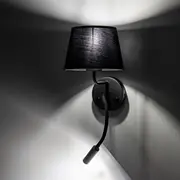 Maja Black 10081 Tk Lighting sienas lampa lasīšanai Kinkiet do czytania