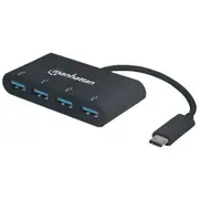 Manhetenas 162746 Hub Usb Manhattan 4X Usb-A