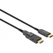 Manhetenas Manhattan Lwl kabelis-HDMI kabelis-St. auf Hdmi-/Micro-Hdmi-St. 4K 30M Kabel Lwl-Kabel Hdmi-St.