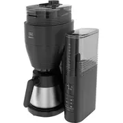 Melitta filtrētās kafijas automāts Aromafresh Ii Pro Therm Matt Black Filtra ar iebūvētu dzirnaviņu Ekspres przelewowy Czarny Mat wbudowanym