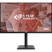 Monitors Aoc E4 Q32E4U datora monitors 80 cm 31.5 2560 x 1440 px Quad Hd Led melns Monitor monitor komputerowy czarny