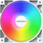 Montech Gf120 Pwm Argb Lüfter 120Mm. Weiß weiß