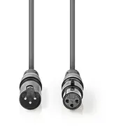 Nedis 110 omu Xlr uz kabelis. 5 m Ohm to cable.