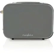 Nedis Grey Toaster Toster Kabt510Egy Szary