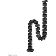 Neomounts kabeļa mugurkaula organizators sēdēšanas/statīva galda rāmjiem. kas piestiprināti magnētiski melnā krāsā Cable Spine Organizer for sit/stand desk frames magnet mounted black