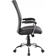 Office Products biroja krēsls Biroja Produkti Ibiza krēsls. melns Biurowe Fotel biurowy Ibiza. czarny