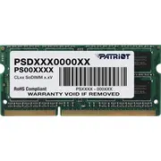 Patriot Signature klēpjdatora atmiņa. Sodimm. Ddr3. 1600 Mhz. Cl11 Psd38G16002S Do laptopa Signature. Gb.