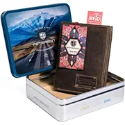 Peterson Nosize retro nubuka ādas vīriešu maks Portfel nubukowej