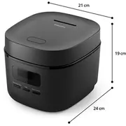 Philips 3000. Mini katls juodas Hd3080/80