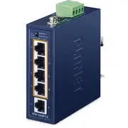 Planet Ip40 Kompakta izmēra Rūpnieciskais nepārvaldīts Fast Ethernet 10/100 Zils Compact size Industrial Nie Niebieski