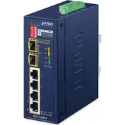 Planet Netzwerkgerte Nie zarządzany Fast Ethernet 10/100 Obsługa Poe Niebieski