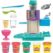 Play-Doh spēļu komplekts varavīksnes virpuļveida saldējums Playset rainbow swirl ice cream