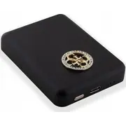 Powerbank Guess 4G Metal Logo 5000Mah Black Czarny