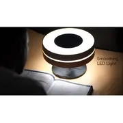 Promate Mirth 3In1 Nakts lampa Bluetooth skaļrunis 10W Qi bezvadu uzlādes Led pulkstenis Night Lamp speaker Wireless charging Clock