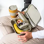 Pusdienu kastes Pascal gatavība. 3 konteineru un galda piederumu komplekts. kaza Lunchbox Ready. zestaw Koziol