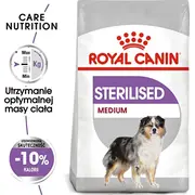 Royal Canin Ccn vidēji sterilizēts pieaugušais suns 12Kg Medium Sterilised Adult Dog