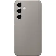 Samsung vegan ādas futrālis Galaxy S24 tumši pelēks Etui Vegan Leather Case ciemnoszare