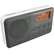 Sangean Dpr-64 pelēks/weiß Grau/Weiß