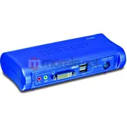 Slēdža Komplekts Z010051 Trendnet Port Dvi/Usb Kvm Switch Kit Tk-204Uk
