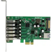 Startech Pcie 2.0 x1 kontrolieris 7X Usb 3.0 Pexusb3S7 Kontroler