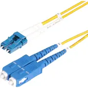 Startech Smlcsc-Os2-50M Infiniband optiskās šķiedras Lc Sc kabelis dzeltens Kabel