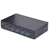 Startech.com 4-Port Displayport 1.4 Kvm slēdzis. 8K 144Hz. 2X Usb 3.0 porti. 4X 2.0 karstā taustiņa pārslēgšana. Taa saderīgs Switch. 60Hz 4K Ports. Hotkey Switching. Compliant D86A2-4-Port-8K-Kvm Kvm-/Audio-/Usb-Switch xKVM/Audio/USB lokaler Benutzer Desktop Taa-Konfo