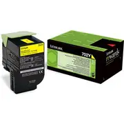 Toneris Lexmark 70C20Y0 Yellow Original Toner