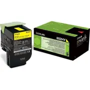 Toneris Lexmark 80C2Hy0 Yellow Original Toner