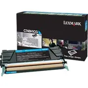 Toneris Lexmark C748H3Cg Ciānas oriģināls Toner Cyan