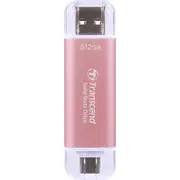 Transcend Esd310P ārējais Ssd disks rozā Ts512Gesd310P Dysk 512Gb