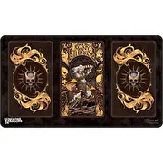Ultra-Pro Ultra Pro Dungeons Dragons  daudzu lietu klājs  melns sašūts rotaļu paklājs  alternatīvs vāks Dragons The Deck of Many Things Black Stitched Playmat Alternative Cover