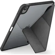 Uniq planšetdatora maciņš Moven iPad Air 10.9 2022/2020 pretmikrobu pelēks/ogles pelēks Etui na tablet etui Antimicrobial szary/charcoal grey