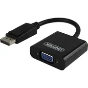 Unitek Displayport  D-Sub Vga Av Adapteris. melns Y5118E Adapter Av Displayport czarny