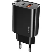 Usams T35 lādētājs 1X Usb-A Usb-C 3 A Cc121Tc02