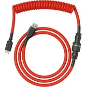 Usb krāšņais Usb-A Cable-Usb-C 1.36 m sarkanais Glo-Cbl-Coil-Red Kabel Glorious Usb-C Czerwony