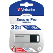Verbatim Secure Pro pendrive. 98665 Pendrive Pro. Gb