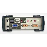 Vga/Audio Kvmp slēdzis ar Osd Aten 2-Port Ps/2-Usb Switch with