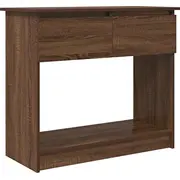 vidaXL konsoles galds ar atvilktnēm brūns ozols 85.5X38.5X74.5 cm Konsola szufladami