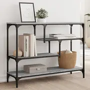 vidaXL konsoles galds Sonoma pelēks ozols 100X30X75 cm Stolik konsolowy. szary sonoma.