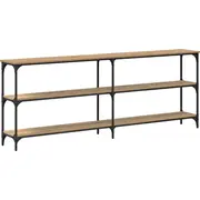 vidaXL konsoles galds Artisan ozols 200X29X75 cm inženierijas koks Konsolowy Drewno