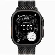 Viedpulkstenis Apple Watch Ultra 3 Gps Cellular 49 mm Black Titanium Milanese Loop M Mf1Q4Qp/A Smartwatch 49Mm Czarny