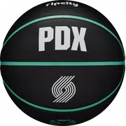 Vilsons Nba komandas pilsētas kolekcionārs Portlendas Trail Blazers bumba Wz4016425Id Black 7 Wilson Team City Collector Portland Ball Czarne