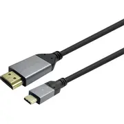 Vivolink Prousbchdmimm2 Usb kabeļa dzimuma mainītājs C Hdmi kabeļi melni Kabel zmieniacz kabli Czarny