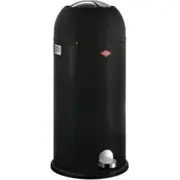 Wesco atkritumu tvertne Black Kickmaster Maxi 40L Kosz na czarny