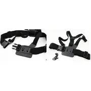 Xrec komplekts monopods galvas siksna krūšu stiprinājums priekš Gopro Hero 5 4 3 2 1 Sjcam Xiaomi Xiaoyi Zestaw Monopod Head Strap Chest Mount Do